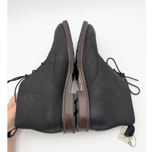 Cole Haan Berkshire Lug Sole Water-Resistant Chukka Boots Black Size US11M EU44 main image 8